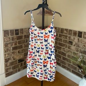 shein butterfly mini dress